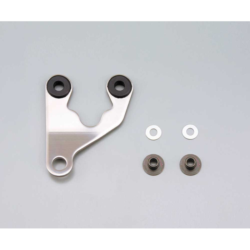 SUPPORT INOX VELONA 60MM DECALE A DROITE INCLINÉ 10°