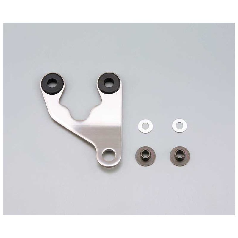 SUPPORT INOX VELONA 60MM DECALE A GAUCHE INCLINÉ 10°