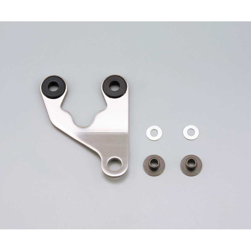 SUPPORT INOX VELONA 60MM DECALE A GAUCHE INCLINÉ 10°