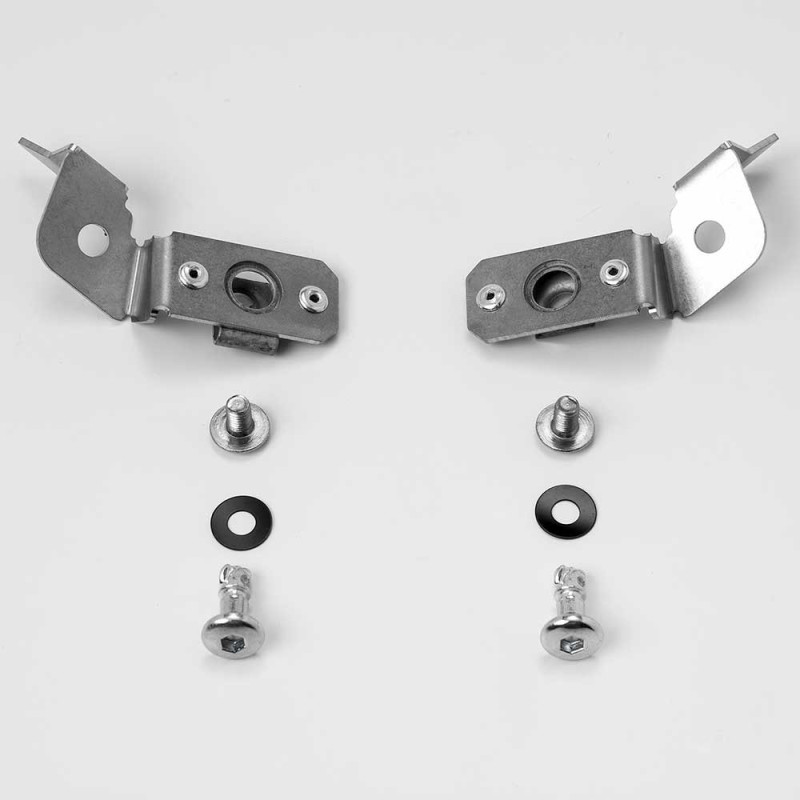 supports inox Flancs latéraux (2 pcs) supports inox Flancs latéraux (2 pcs)