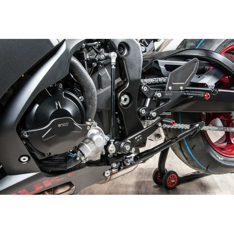 SUZUKI GSXR 1000 KIT PROTECTION CARTER COTE GAUCHE ET DROIT ALU TAILLE MASSE BON