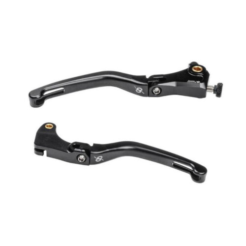 SUZUKI GSXR 600-750-1000 KIT LEVIER FREIN ET EMBRAYAGE REPLIABLE ALU TAILLE MASS