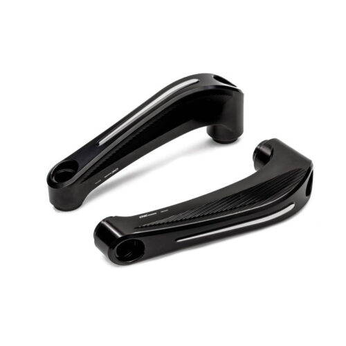 TAMPONS DE PROTECTION DE CADRE-MOTEUR NOIR ET ALU CNC RACING