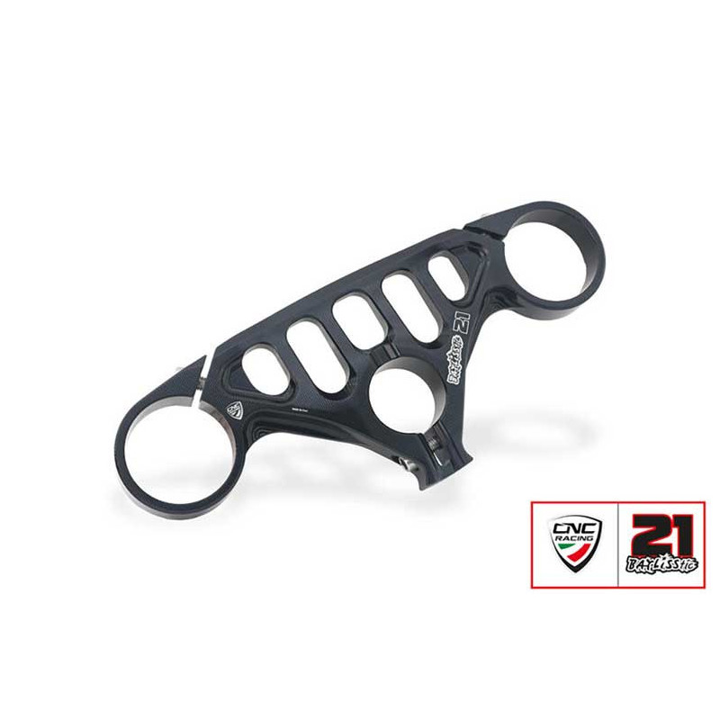TE DE FOURCHE SUPERIEUR CNC RACING DUCATI PANIGALE V4 NOIR EDITION TROY BAYLISS