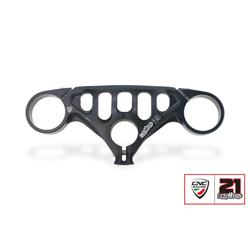 TE DE FOURCHE SUPERIEUR CNC RACING DUCATI PANIGALE V4 NOIR EDITION TROY BAYLISS