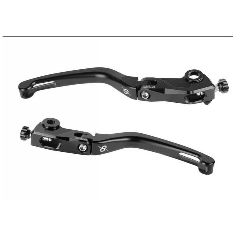 TRIUMPH SPEED KIT LEVIER FREIN ET EMBRAYAGE REPLIABLE ALU TAILLE MASSE BONAMICI