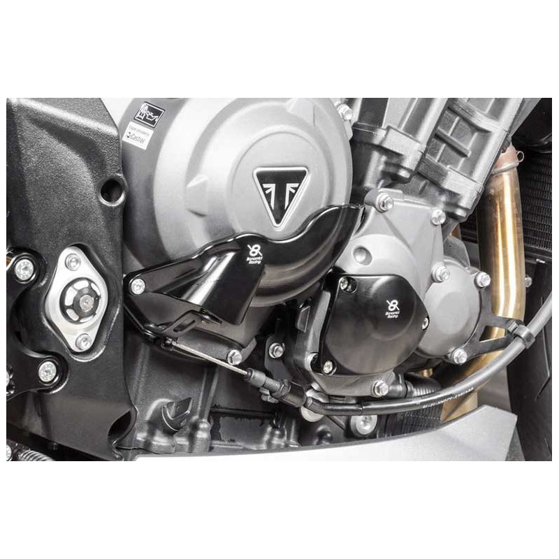 TRIUMPH STREET TRIPLE 765 KIT PROTECTION CARTER COTE GAUCHE ET DROIT ALU TAILLE