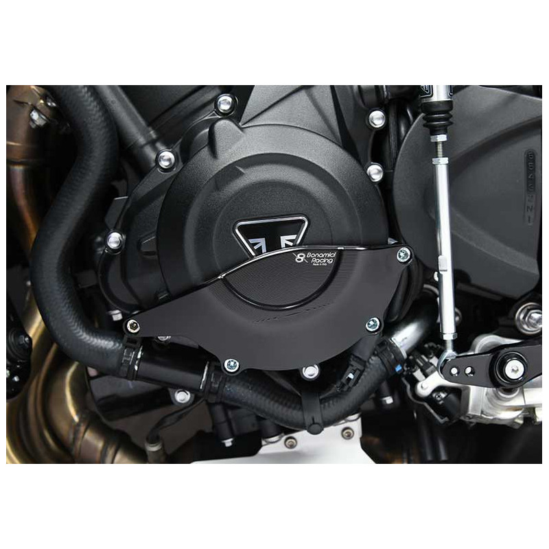 TRIUMPH STREET TRIPLE 765 PROTECTION CARTER COTE GAUCHE ALU TAILLE MASSE BONAMIC