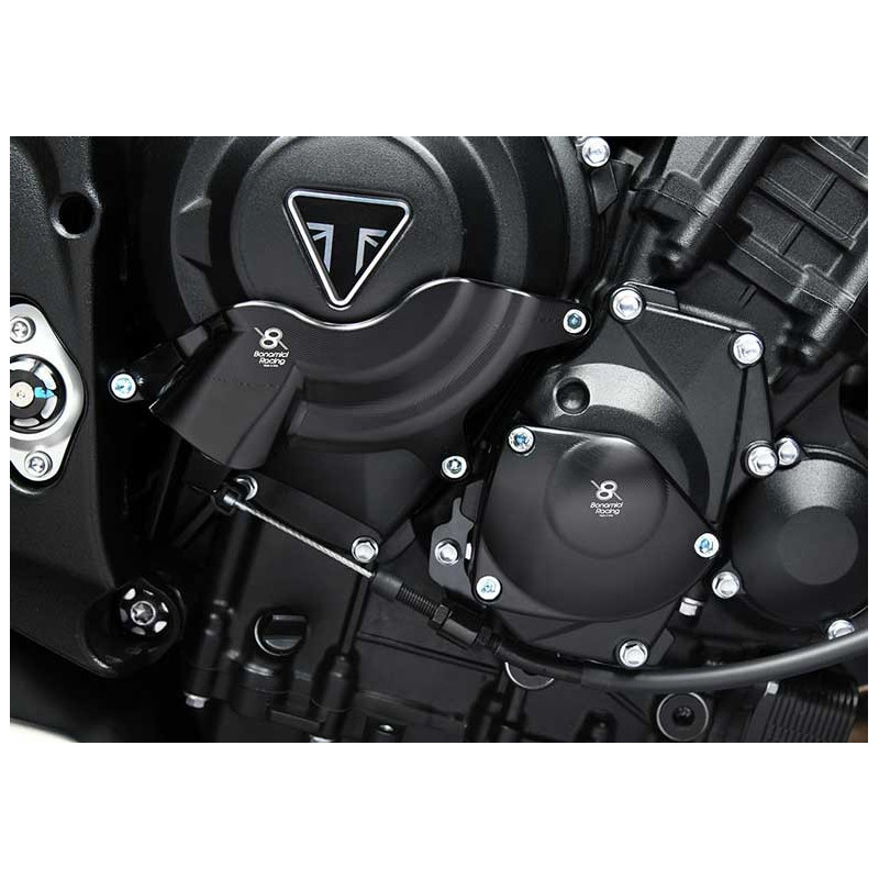 TRIUMPH STREET TRIPLE 765 PROTECTION CARTER DISTRIBUTION COTE DROIT ALU TAILLE M