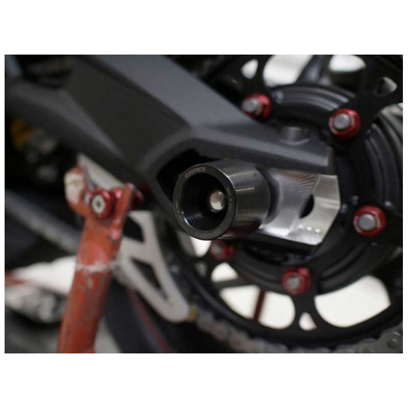 TRIUMPH STREET TRIPLE 765 ROULETTES DE PROTECTION ROUE ARRIERE EVOTECH