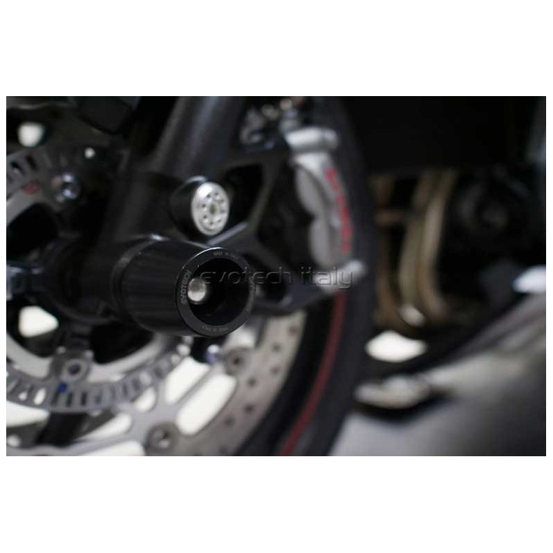 TRIUMPH STREET TRIPLE 765 ROULETTES DE PROTECTION ROUE AVANT EVOTECH