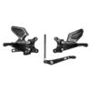 TRIUMPH STREET TRIPLE COMMANDES RECULEES INVERSEES OU NON