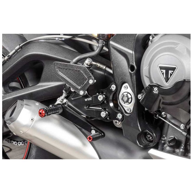 TRIUMPH STREET TRIPLE COMMANDES RECULEES INVERSEES OU NON