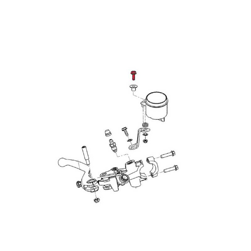 VIS DE RESERVOIR LIQUIDE DE FREIN AVANT APPRILIA RS 660 CNC RACING