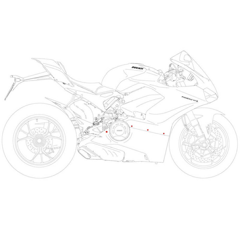VIS FIXATION DE CARENAGE CNC RACING