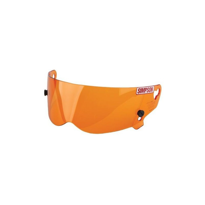 VISIERE AMBRE POUR CASQUE SIMPSON BANDIT