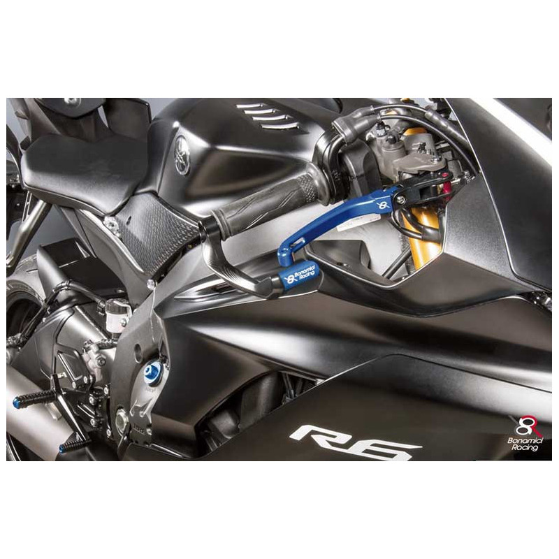 YAMAHA R1-R6 KIT LEVIER FREIN ET EMBRAYAGE REPLIABLE ALU TAILLE MASSE BONAMICI
