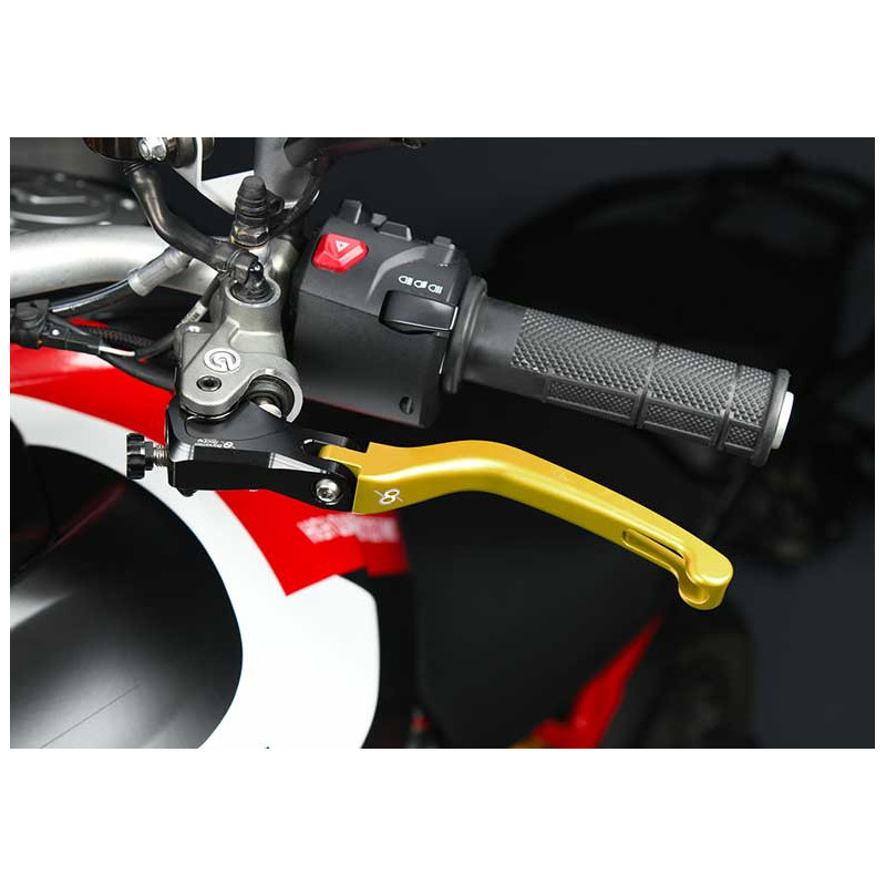 YAMAHA YZF R7 KIT LEVIER FREIN ET EMBRAYAGE REPLIABLE ALU TAILLE MASSE BONAMICI