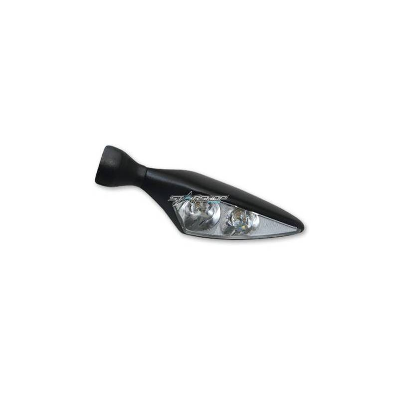 CLIGNOTANT ET FEU ARRIERE ET FEU STOP LED MICRO RHOMBUS PL NOIR UNITE ARD