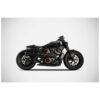 Ligne complète 2 en 1 en 2 gt inox Harley 1250 Sportster Zard