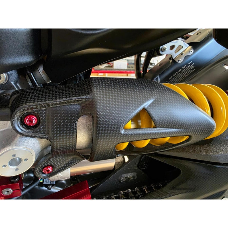 PROTECTION AMORTISSEUR ARRIERE CARBONE CNC RACING DUCATI MULTISTRADA V2 25-26