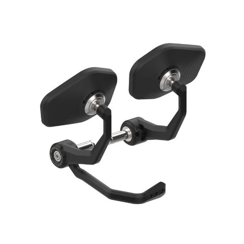 RÉTROVISEURS D’EMBOUT DE GUIDON ET PROTECTION DE LEVIER DE FREIN (SPORT) EVOTECH