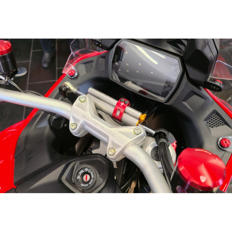 SUPPORT D'AMORTISSEUR DIRECTION OHLINS CNC RACING DUCATI MULTISTRADA V2 2025/*